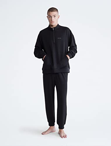 Calvin Klein Men's Modern Cotton Lounge 1/4 Zip Sweatshirt4