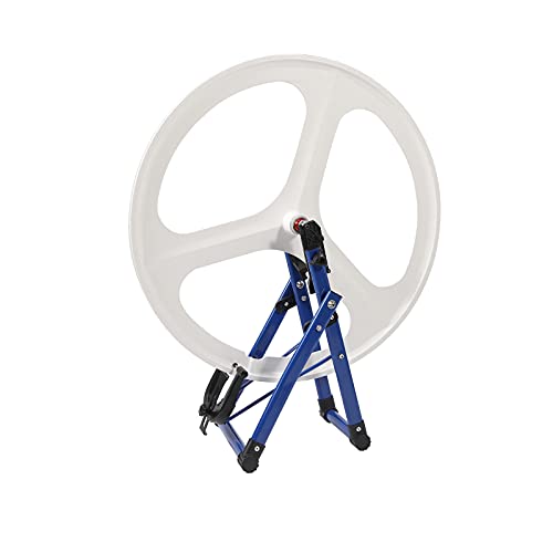 Gdrasuya10 Bicycle Wheel Maintenance Wheel Truing Stand, Bike/Bicycle Tire Truing Stand, Foldable Home Mechanic Truing Stand Suitable for 24/26/28 Inch Wheels, Professional Bicycle Rim