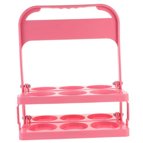 Alipis Foldable Beer Bottle Carrier Portable Drink Holder with Handle Design Compact Storage for Cans and Bottles for Picnics Parties Daily Use