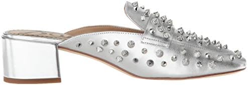 Sam Edelman Women's Agustus Mule, Soft Silver/Metallic Leather, 7 M US Review | Image 5