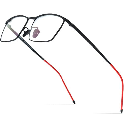 Image of FONEX Colorful Pure Titanium Glasses Frame Women Retro Round Eyeglasses