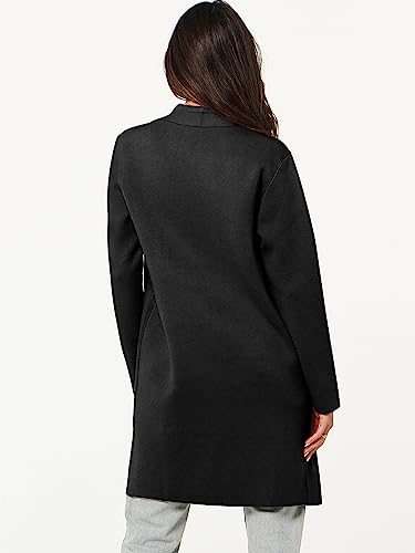 Image of ANRABESS Cardigan Sweater for Women Casual 2026 Fall Fashion Coat Long Sleeve Open Front Knit Coatigan Outwear