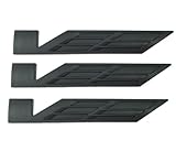 3pcs New V Car Body Trunk Lid Sticker Badge Emblem Replacement for ATS CTS SRX XTS (Matte Black)