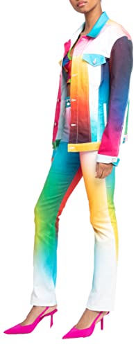 BruceGlen Printed Denim Jacket3