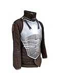 NauticalMart Fantasy Body Armor, Cosplay Chest, Steel Cuirass, Medieval Breastplate Armor Ren Faire, Viking LARP costume