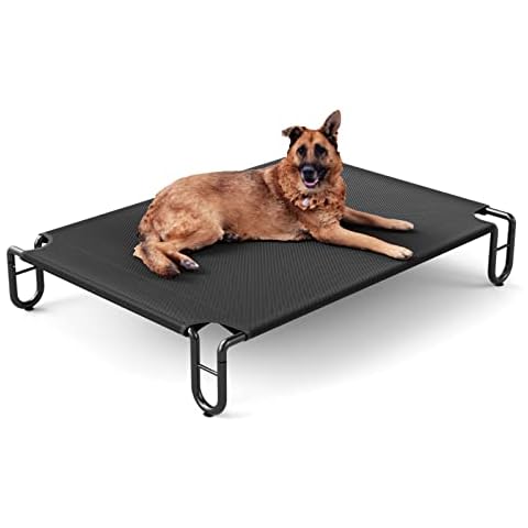 KORIMEFA Elevated Dog Bed Dog Cot Beds for Large Dogs Outdoor Dog Bed Extra Large Dog Bed Dog Beds for Medium Dogs Washable Dog Bed Raised Dog Beds for Large Dogs (L) Cover