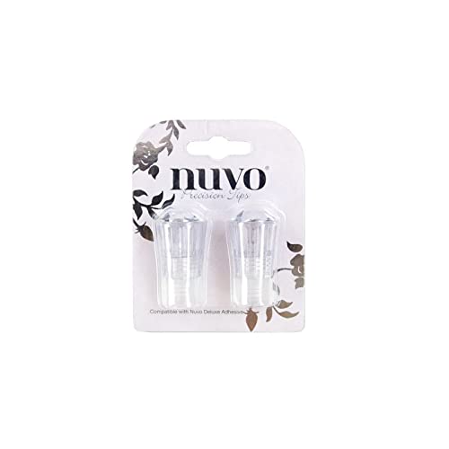 Nuvo Deluxe Adhesive Precision Nozzles-2/Pkg