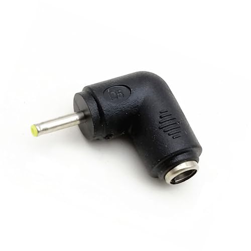 Adaptador Conector de Alimentación DC 2.5x0.7mm Ángulo 90° miniatura 3