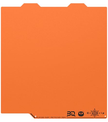 Image of BIQU Cryogrip Pro Frostbite Matte Orange Cold Build Plate for Bambu-Lab A1 Mini 3D Printer 184x184MM Double-Sided Upgrade Room Temperature Print Removable Surface Platform