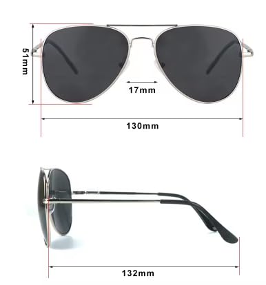 Classic Aviator Polarized Sunglasses for Men Women Vintage Retro Style2