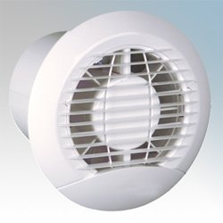 Manrose Haylo 100mm/4 Inch Round Extractor Fan with Backdraft Shutter - HAYLO100S