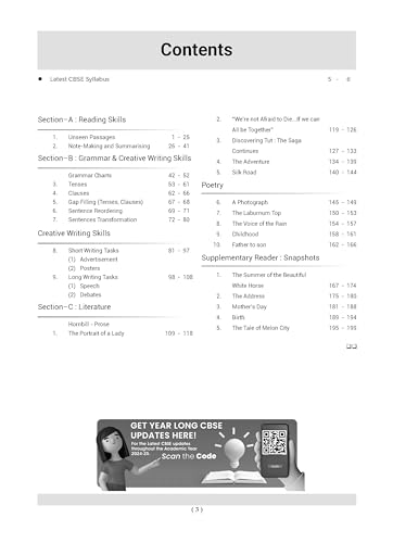 Oswaal CBSE Question Bank Class 11 English Core, Chapterwise and Topicwise Solved Papers For 2025 Exams