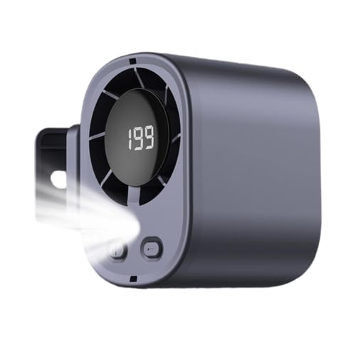 Ventilador de cinturón con 199 velocidades y batería portátil recargable 7
