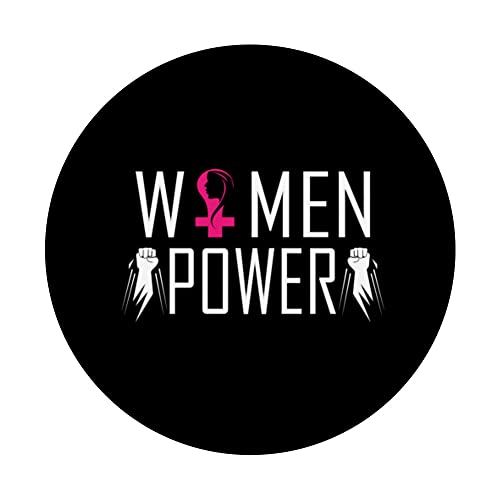 Happy Women's Day 8 March,international women's day PopSockets Swappable PopGrip, Black - Image 3
