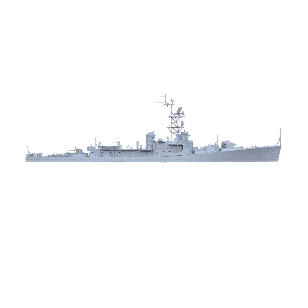 MRY-SFW SSC144597-A 1/144 zestaw do budowy modelu wojskowego USS Dealey Frigate (DE-1006) Segmentowany kadłub