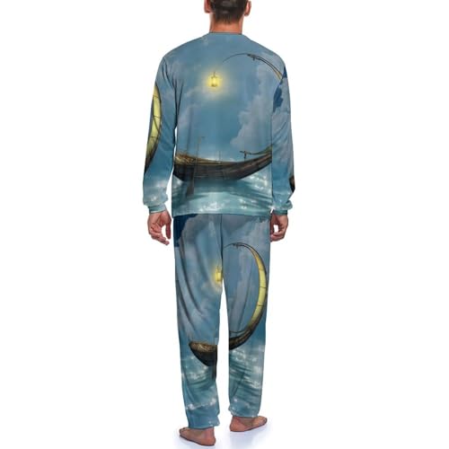 Ensemble de pyjama homme haut et bas à manches longues pour des nuits confortables - 4