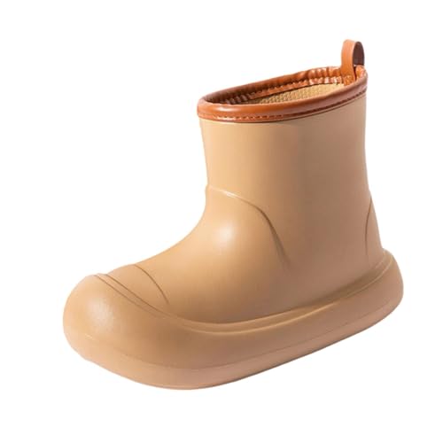 Kids Rain Boots Waterproof Non Slip Rainboots for Outside Traveling Fishing Play Mid Calf Height