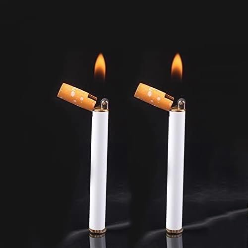 Encendedor portátil ultra delgado de metal 2 unidades