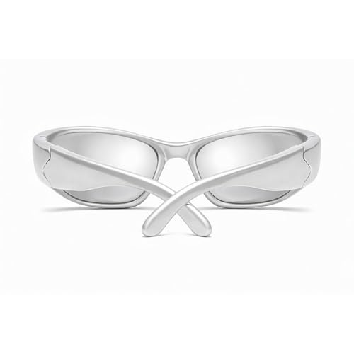 Image of Dervin UV Protected Wraparound Y2K Sunglasses for Men & Women, Full Rim Trending & Stylish Sports Shades