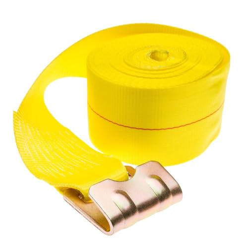 4" x 40" Winch Strap, Flat Hook, 5,000 lb WLL