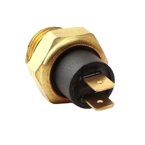 MNEVZX Termostatos del Motor Termostato montaj Ventilador de refrigeración para radiador eléctrico de Motocicleta de 65/75/80 Grados, Interruptor de termostato de Temperatura del Agua(65 Degrees)