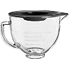 Bol De Cristal KitchenAid 4.7L - Para Robots De Cocina Con Cabezal Inclinable