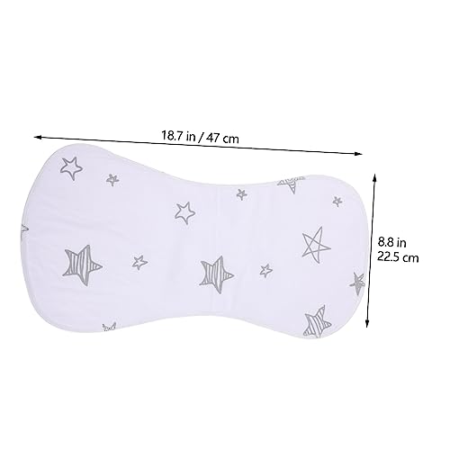 3 Pcs Baby Burp Cloths Set Absorbent Cotton Burping Rags for Newborns Soft and Gentle for Boys and Girls for Feeding and Spit Up Random Style2