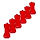 Minihaarspange für Haustiere Haarschmuck Hundehaarspange 6 Stück Haarspangen rot 8
