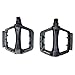 Aluminum Bike Pedals for Enhanced Cycling Performance, Black
