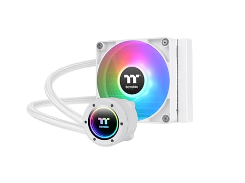 Thermaltake TH120 V2 ARGB Sync/AlO Liquid Cooler/Fan 120mm*1/PWM 500~2000 RPM/Mirror Waterblock/MB ARGB Sync Control/White, CL-W363-PL12SW-A