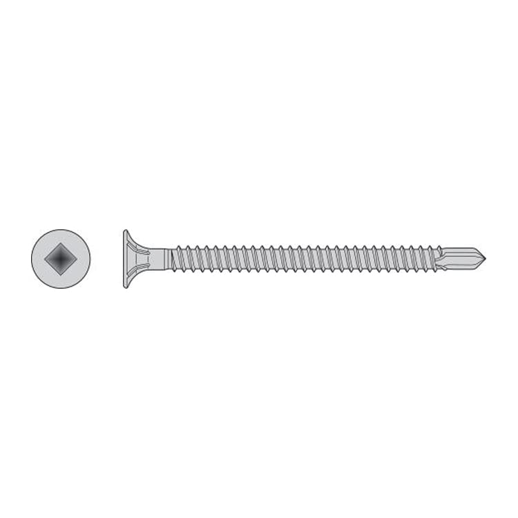 Simpson Strong-Tie F08T162WDM - #8 x 1-5/8 410SS Wafer Head Fiber-Cement Screws 1000ct