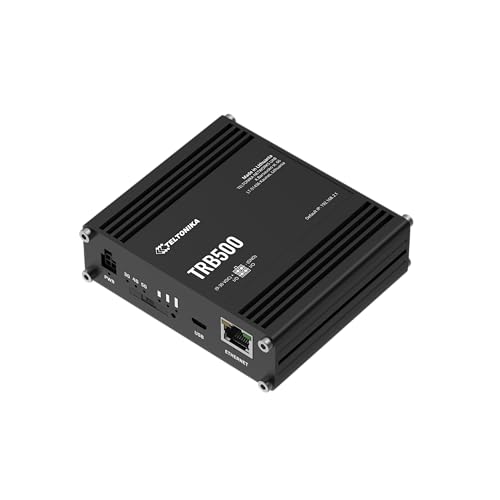 Image of Teltonika TRB500000000 Model TRB500 Industrial 5G Gateway; Speeds of up to 1 Gbps; Auto APN; 2x Inputs /Outputs; For use in Europe, Middle East, Africa, Oceania, Brazil; Not for use in USA