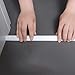 Shower Tray Sealing Strip Frameless Shower Threshold, Silicone Kitchen Water Splash Guard Sink, Bendable Silicone Water Blocking Strips, Water Barrier for Bathtub, Bathroom And Kitchen ( Color : White