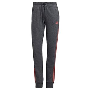 adidas W 3S FT C PT Sportbroek, Dark Grey Heather/Semi Turbo, ST Dames