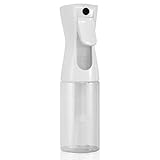 Mist Spray Bottle, 5.4oz/160ml, Hair Water Bottle Spray Mister Refillable Continuous Pressurized Mist Sprayers Empty Misting Bottle for Taming Hair in Morning/Watering Plants/Showering Pets/Cleaning