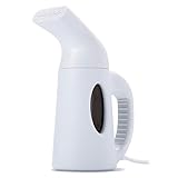 Portable Clothes Steamer, Fast Heat-up Powerful Handheld Garment Steamer, Fabric Steam Iron for Home and Travel (White)