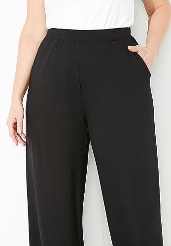 Catherines Women's Plus Size Curvy Collection Wide Leg Pant4