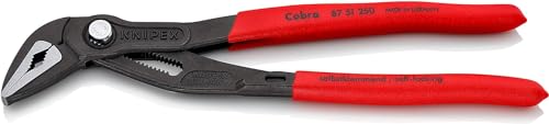 KNIPEX Cobra ES Wasserpumpenzange extra-schlankmit rutschhemmendem Kunststoff überzogen 250 mm, 87 51 250