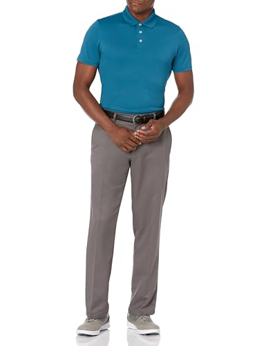 Image of Amazon Essentials Men's Moisture Wicking Golf Polo Shirt, Short Sleeve, Slim-Fit, Quick-Dry