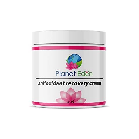 Planet Eden Organic Antioxidant Recovery Cream for Mature Skin- Soothes and Heals with Deep Moisture and Hyaluronic Acid - Excellent for Skin Peels Cover