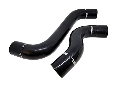 Torque Solution Silicone Radiator Hose Kit (Black) Fits WRX 2015+ / Forester XT 2014+