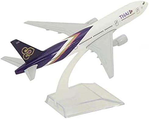 XIN Alloy Airplane Model Metal Aircraft Model Static decoration aircraft metal Toys, THAI Airlines Boeing 777 16 CM 1:400