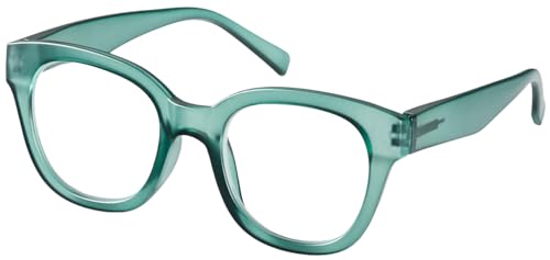 Remaldi Women's Hockley Reading Glasses, Green, 2.5