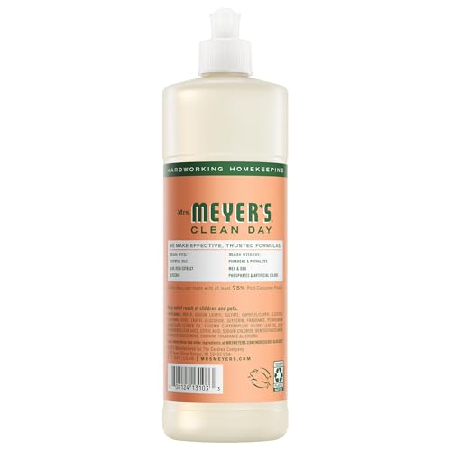 Image of MRS. MEYER'S CLEAN DAY Dish Soap, Geranium, 16 fl oz (Pack of 3)