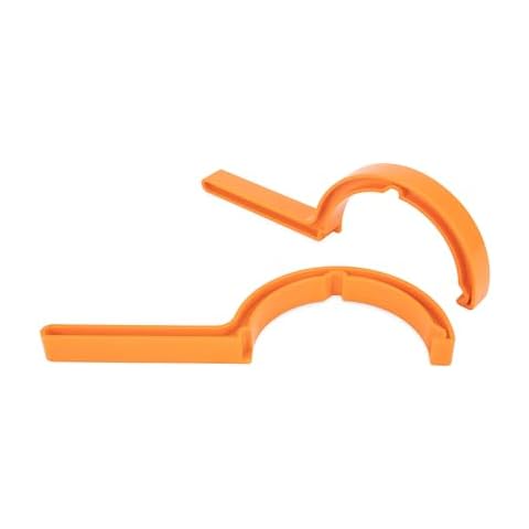 Camco RhinoFLEX RV Sewer Hose Wrenches, 2-Pack, Orange Cover