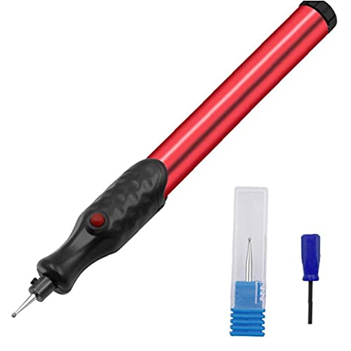 Wiederaufladbarer Mini-Ätzstift, Handgerät, elektrischer Gravierer, schnurloses Drehwerkzeug zum Schnitzen von Glas, Holz, Metall, Stein, Kunststoff, Schmuck, DIY, Teil 12 Cover