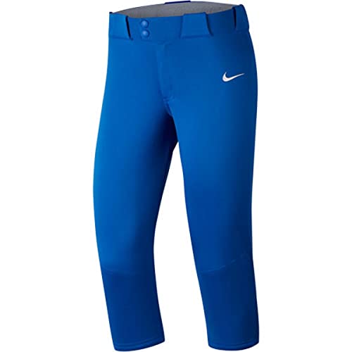 Nike Womens 3/4 Length Vapor Select Softball Pants Royal | White L
