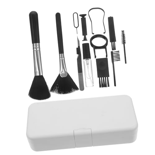 CIYODO 1 Set Cleaning Tool Set Earphone Cleaner Kit Electronic Computer Corner Gap Duster Computer Keyboard Headphone Laptop Cleaner with Brush Earphone Cleaning Tools Kit Abs