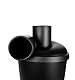 Hocheffiziente Zyklon Staubsauger Filter Pulver Staubsammler Filter Trenner Industrie mit Flansch Sockel…