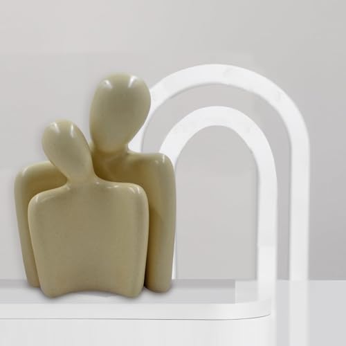 Image of CraftVatika Romantic Couple Statue Home Decoration Items for Living Room, Modern Abstract Couple Sculpture Set, Valentine Gift for Girlfriend Boyfriend Husband Wife Her Him, Table Decor Home